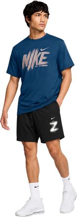 Nike Heren Dri-FIT T-Shirt (Blauw)