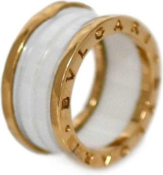 Bulgari B.Zero1 Yellow Gold (18K) Ceramic Band Ring (Pre-Owned)