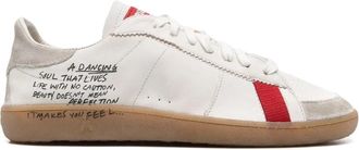 Patrizia Pepe Witte Sneakers Zacht Nappa Su&egrave;de Details - Dames - Sneakers - Wit - 39 EU - Su&egrave;de - Schoenen