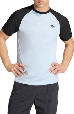 adidas 3-Stripes Cotton T-Shirt in Crystal Sky at Nordstrom, Size Xx-Large