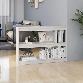 vidaXL Estanter&iacute;a/divisor De Espacios Madera Pino Blanco 100x30x71,5 Cm Vidaxl