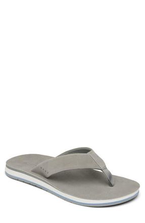 Reef Ojai Classic Flip Flop in Grey Suede at Nordstrom, Size 13