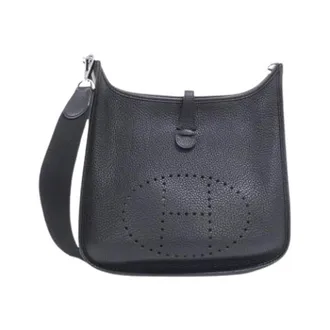 Herm&egrave;s Pre-owned Borsa a Spalla Taurillon Clemence - - Pre-owned - Donna - Nero - ONE SIZE