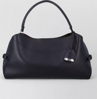 Ralph Lauren sculptural leather shoulder crossbody satchel bag