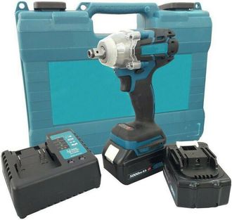 Trade Shop Trade Shop - Avvitatore Impulsi Svita Avvita Bulloni Auto Camper Doppia Batteria 20 V 1/2