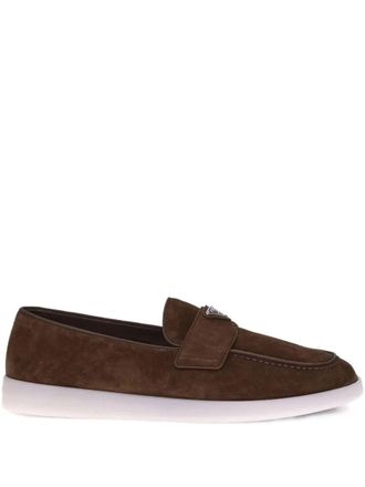 Prada Soft Suede Loafers Shoes