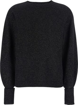 Twinset Trui met ronde hals - Dames - Ronde hals truien - Zwart - S - Truien & Vesten