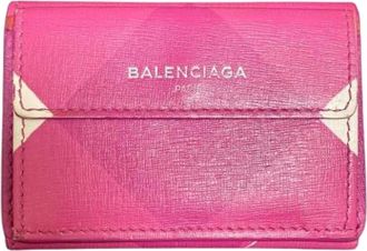 Balenciaga Pre-owned Wallets, female, Pink, Size: ONE SIZE Pre-owned Vintage Wallet