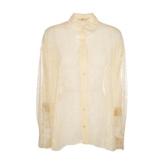 Ermanno Scervino Shirts, female, Beige, Size: XS Shirts