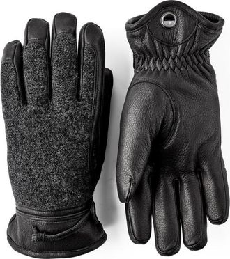 Hestra Daniel Handschuhe für Herren | schwarz/grau