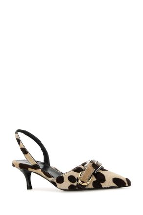 Givenchy Be308xe2bg 007 Blackbeige 100 % Calf Leather Scarpe Con Tacco High Heel Shoes