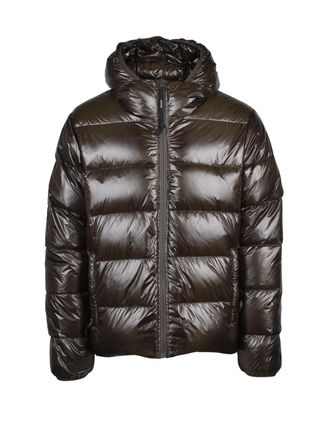 Aspesi Green Glossy Quilted Down Polyamide Jacket