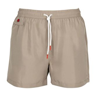 Kiton Heren, Badkleding, Beige, Maat: L Poliester