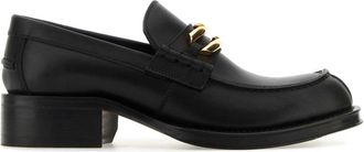 Lanvin Black Leather Medley Loafers