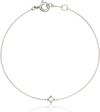 Lily & Roo Silver Small Birthstone Pendant Bracelet