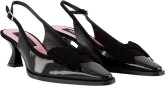 Carel Womens Marquise Sandals - Carel Leather Black Calfskin Shoes