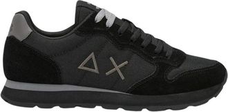 Sun 68 Tom Solid - Heren - Sneakers - Zwart - 42 EU - Nylon - Schoenen