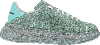 Philipp Plein Runner Crystal - Dames - Sneakers - Groen - 38 EU - Leer - Schoenen