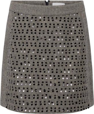 Aaiko Dames, Rokken, Beige, Maat: XS Katoen