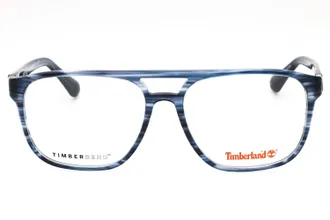 Timberland TB50033 Rectangular Acetate Eyeglasses - Blue