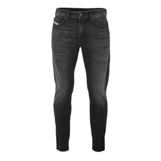 Diesel Mens Denim 5 Pockets Straight Jeans (Black/Grey/Denim) - Size 33 Regular