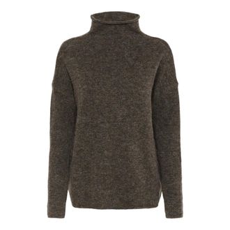 Soaked In Luxury Gebreide kleding - Dames - Truien - Grijs - Maat: S Leer