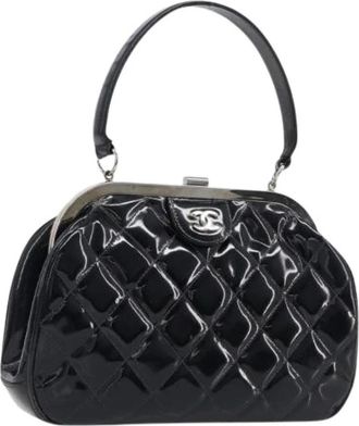 Chanel Borsa Pre-owned in Pelle Verniciata - - Pre-owned - Donna - Nero - ONE SIZE