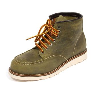 BEKK Lace-up Boots, male, Green, Size: 8 US Bross Lace-up Boot