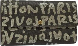 Louis Vuitton Pre-owned Wallets, female, White, Size: ONE SIZE Pre-owned Canvas Wallet