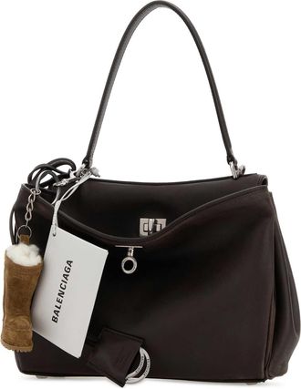 Balenciaga Womens Rodeo Top Handle Bag Brown