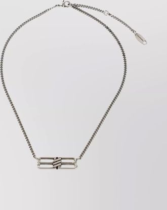 Balenciaga iconic logo chain necklace