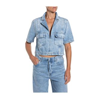 Replay Donna, Camicette, Blu, XS, new