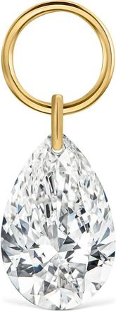 Maria Tash Pear Floating Diamond Charm in Yellow Gold at Nordstrom, Size 6