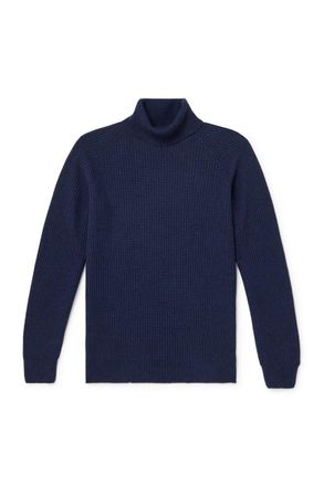 John Smedley Auckland Recycled-Cashmere and Wool-Blend Rollneck Sweater