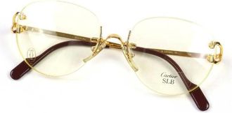 Cartier Pre-owned Accessories, male, Yellow, Size: ONE SIZE Pre-owned Glasses