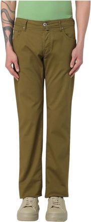 Jacob Cohen Hombre, Pantalones, Verde, Talla: W36