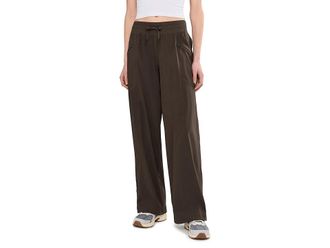 Prana Koen Wide Leg Pants Womens Clothing Dark Roast 1 : LG (Womens 12-14) 31, Elastane/Nylon/Polyester