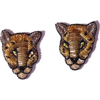 Simitri Cheetah Earrings in Gold at Nordstrom