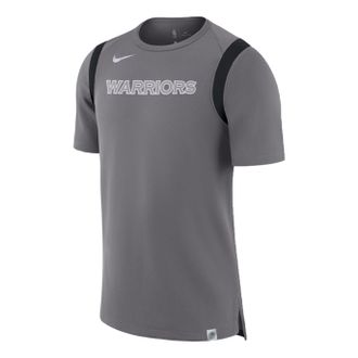 Nike Golden State Warriors Sports Short Sleeve Gray 920570-036