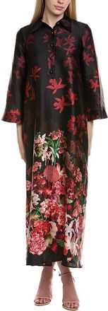 Teri Jon by Rickie Freeman 3/4 Sleeve Midi Dress