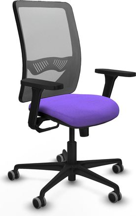 Piqueras y Crespo Silla Ergon&oacute;mica Piqueras Y Crespo Zulema Gris Brazos 3d