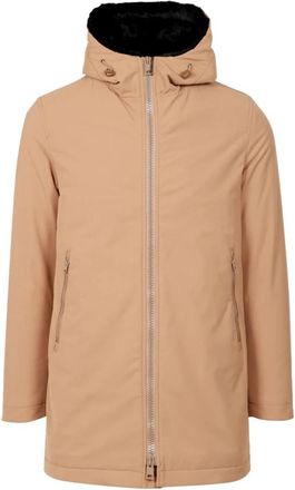 Herno Parka - Heren - Parka Jassen - Bruin - S - Polyester - Jassen