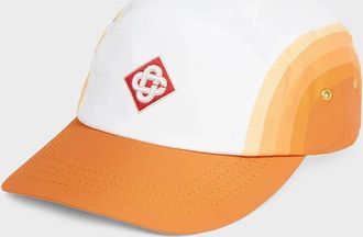 Casablanca Mens Patch 5 Panel Cap Yellow Gradient - White - Size: ONE size