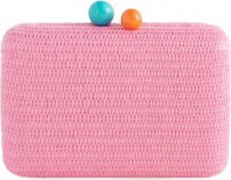Shiraleah Womens June Minaudiere Clutch Bag In Pink