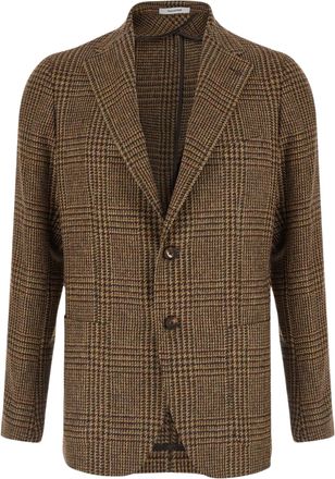 Tagliatore Green Montecarlo Checked Blazer