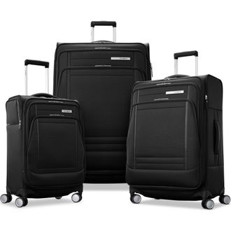 Samsonite UpLIFT 3 Piece Set (20/25/29) Lightweight Softside Expandable Luggage in Black at Nordstrom