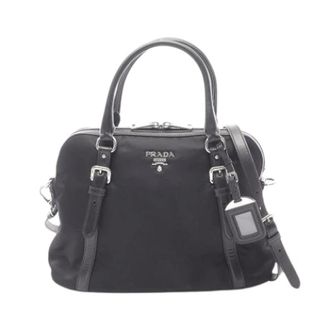Prada Pre-owned Handbags, female, Black, Size: ONE SIZE Pre-owned Vintage Handbag
