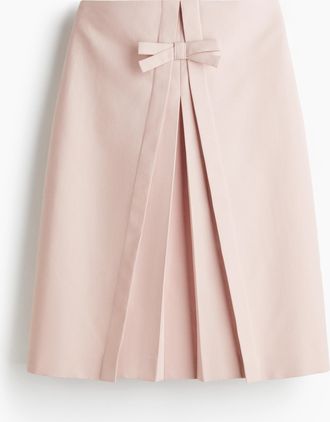 H&M Jupe mit Schleife - Pink