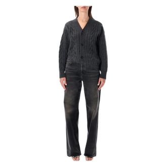 Haikure Janice Jumpsuit - Dames - Vesten - Zwart - XS - Katoen - Truien & Vesten