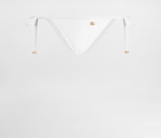 Dolce & Gabbana Tanga - Woman Swimwear White Jersey 2